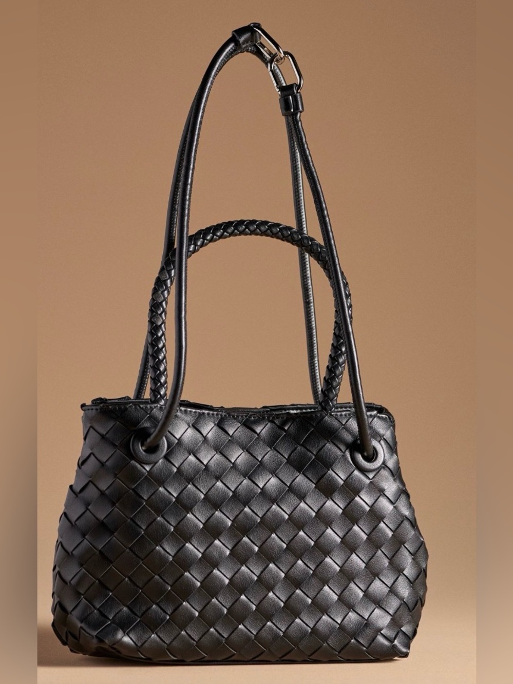 Anthropologie Melie Bianco Selma Op Handle Bag, Black